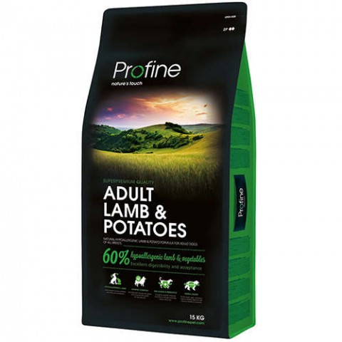 Profine Adult Lamb Kuzu Etli Hipo-Alerjenik Köpek Maması 15 Kg