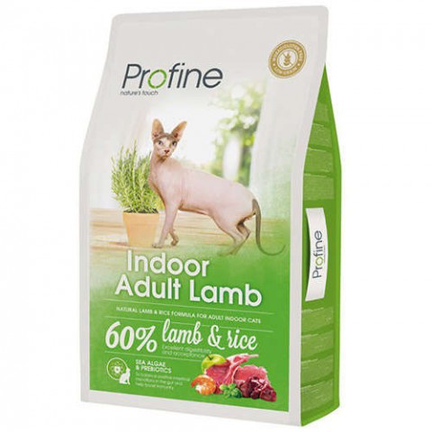 Profine Indoor Adult Lamb Kuzu Etli Evde Yaşayan Kedi Maması 2 Kg Profine Indoor Adult Lamb Kuzu Etli Evde Yaşayan Kedi Maması 2 Kg