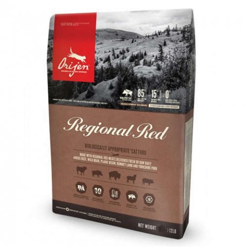 Orijen Regional Red Kırmızı Etli Tahılsız Kedi Maması 1,8 Kg