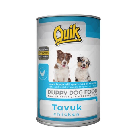 Quik Puppy Tavuk Etli Yavru Köpek Konservesi 415 Gr 24 adet