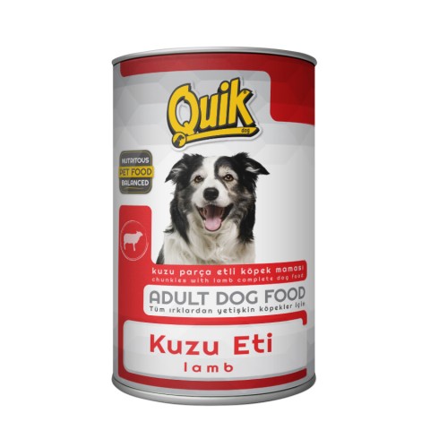 Quik Adult Kuzu Etli Yetişkin Köpek Konservesi 415 Gr