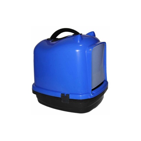 pet style comfort kapalı tuvalet kabı kırmızı 49.5X40X50